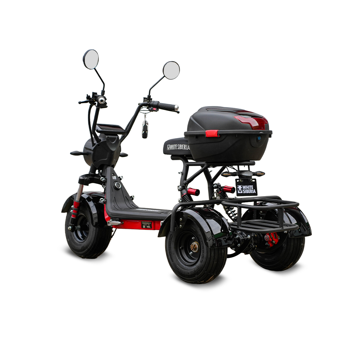 WHITE_SIBERIA TRIKE MINI BLACK 1500W Шоссейные колёса — 5