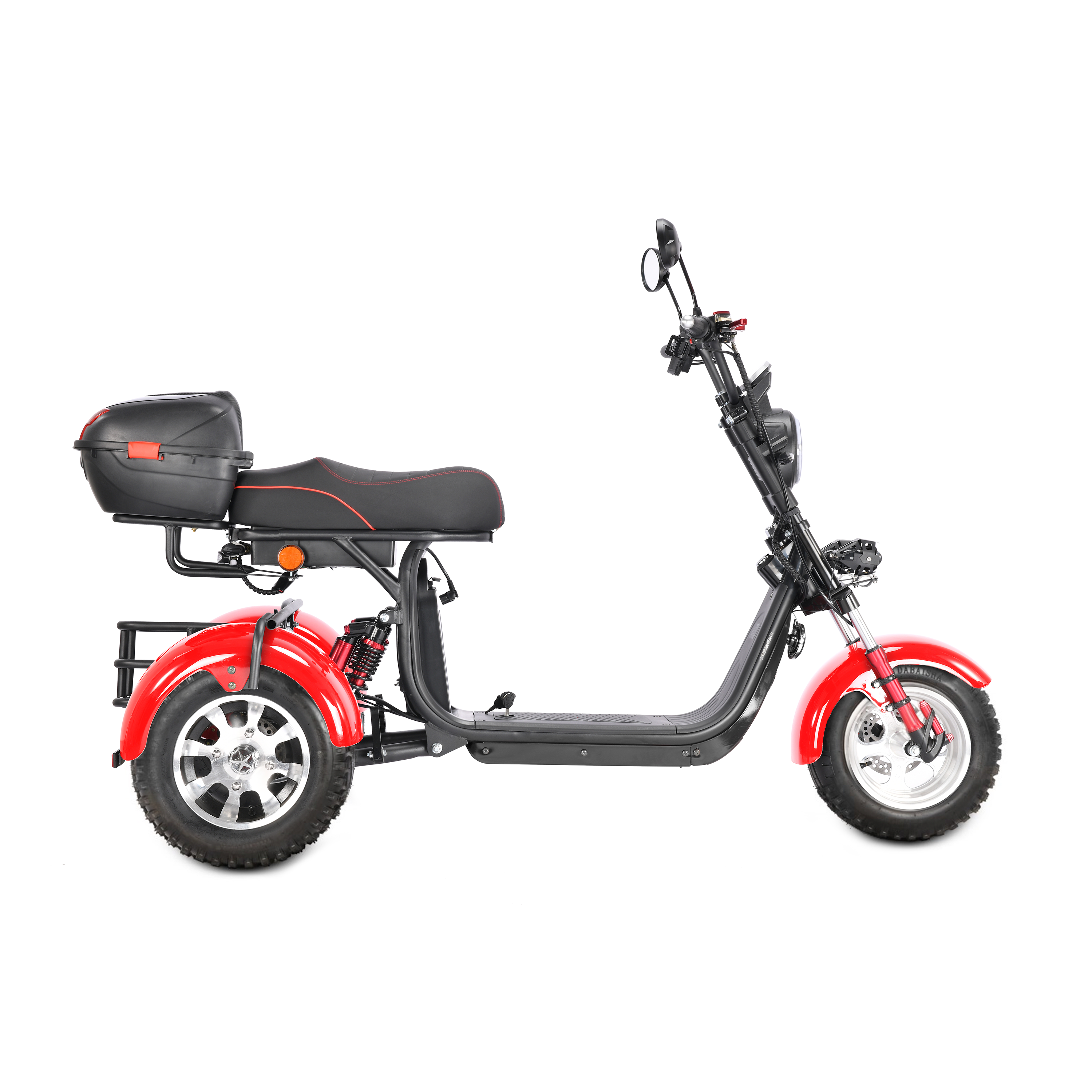 WHITE_SIBERIA PRO TRIKE 3000W RED (колёса allroad) — 3