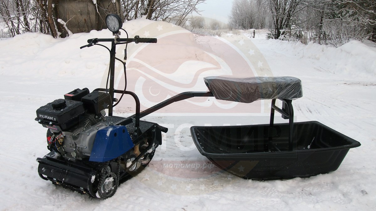 Мотобуксировщик Белка 8 л.с. с фарой — 4