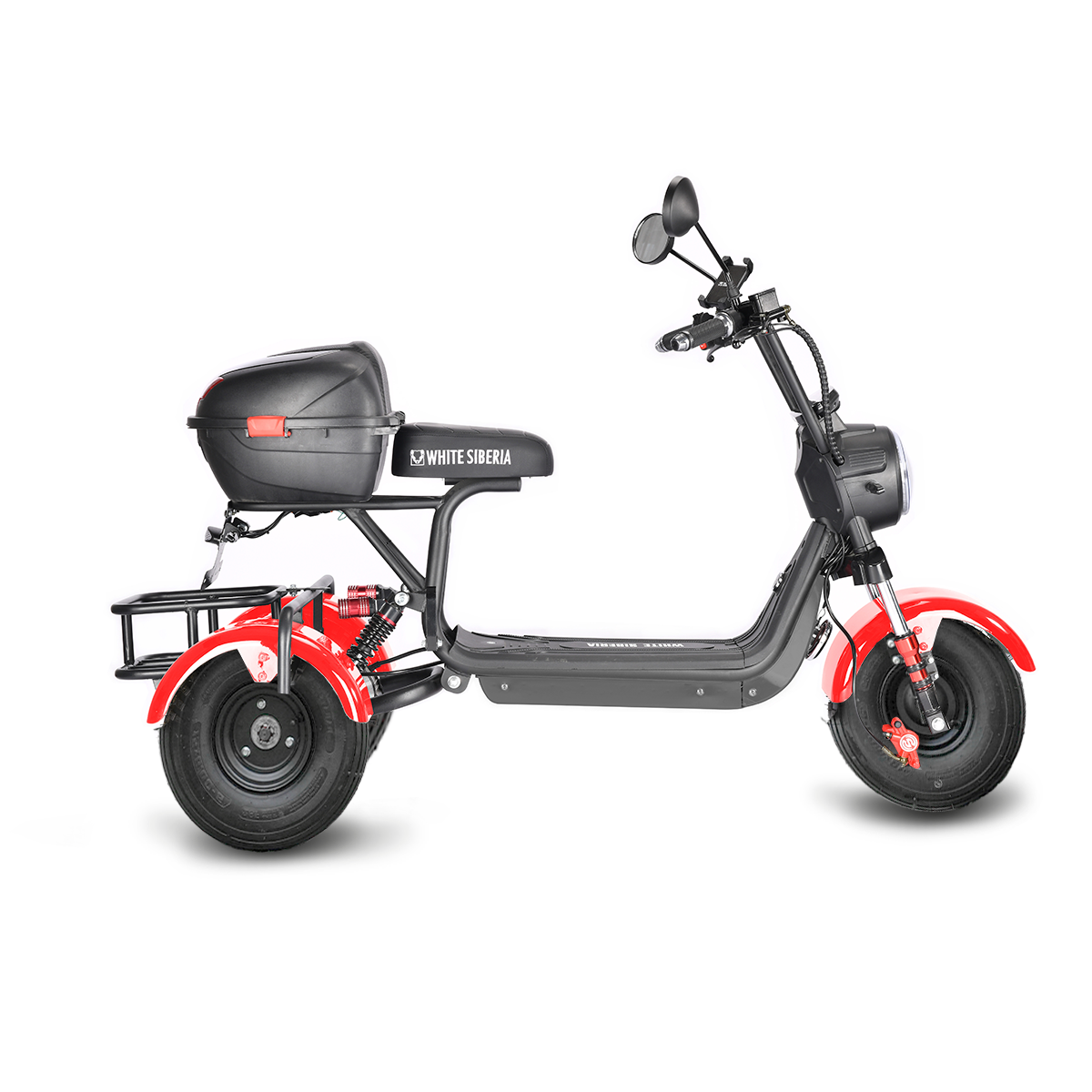 WHITE_SIBERIA TRIKE MINI RED 1500W Шоссейные колёса — 3